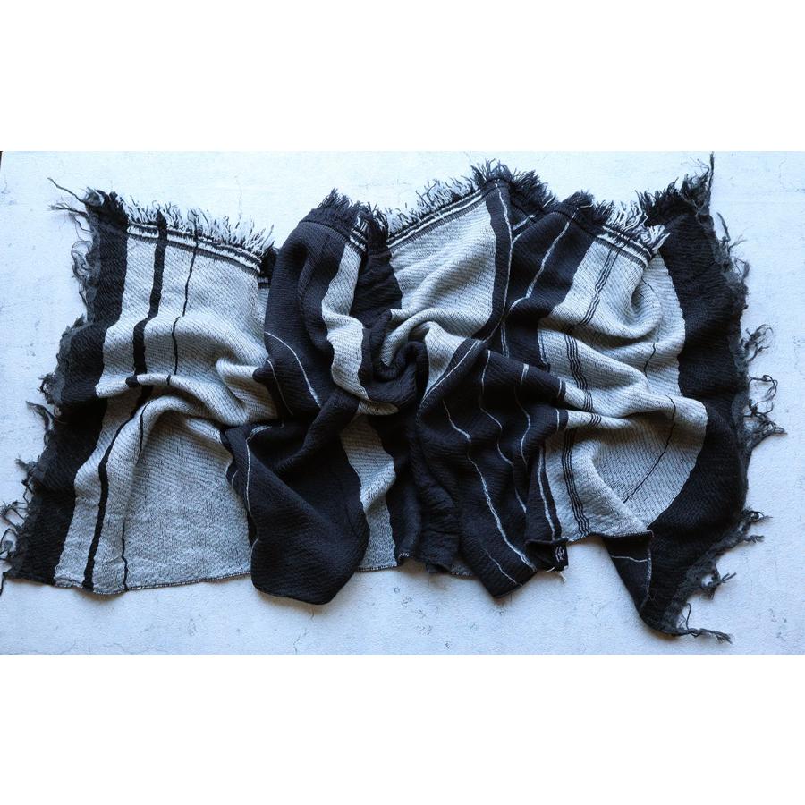 tamaki niime 播州織 ウールコットンショールS roots shawl SMALL 55