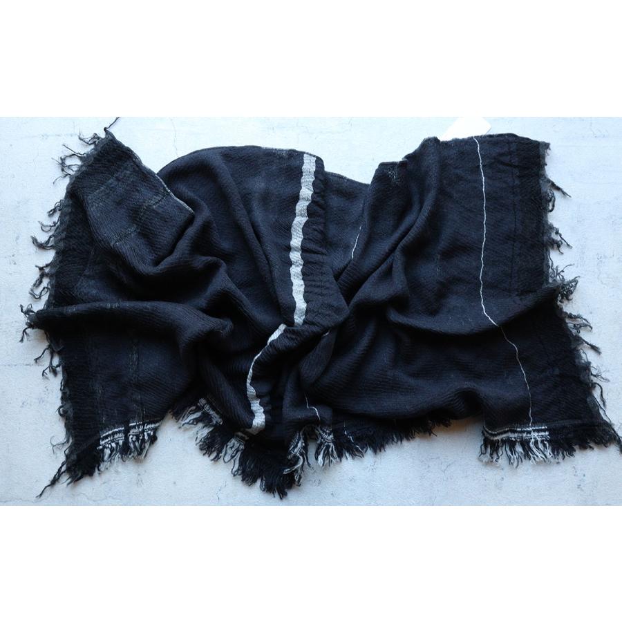 tamaki niime 播州織 ウールコットンショールS roots shawl SMALL 55