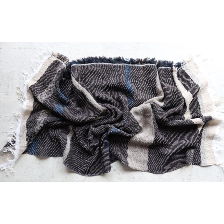 マフラー/ショール tamaki niime cotton  big tamaki niime 播州織 ウールコットンショールS roots shawl SMALL 55
