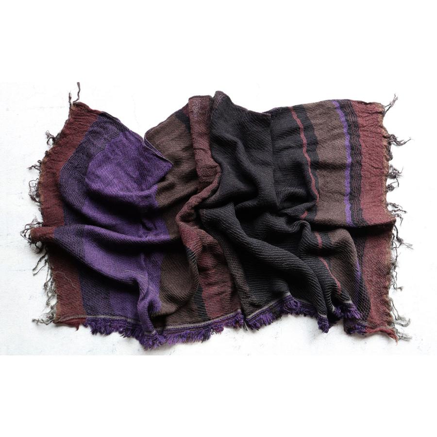 tamaki niime 播州織 ウールコットンショールS roots shawl SMALL 55