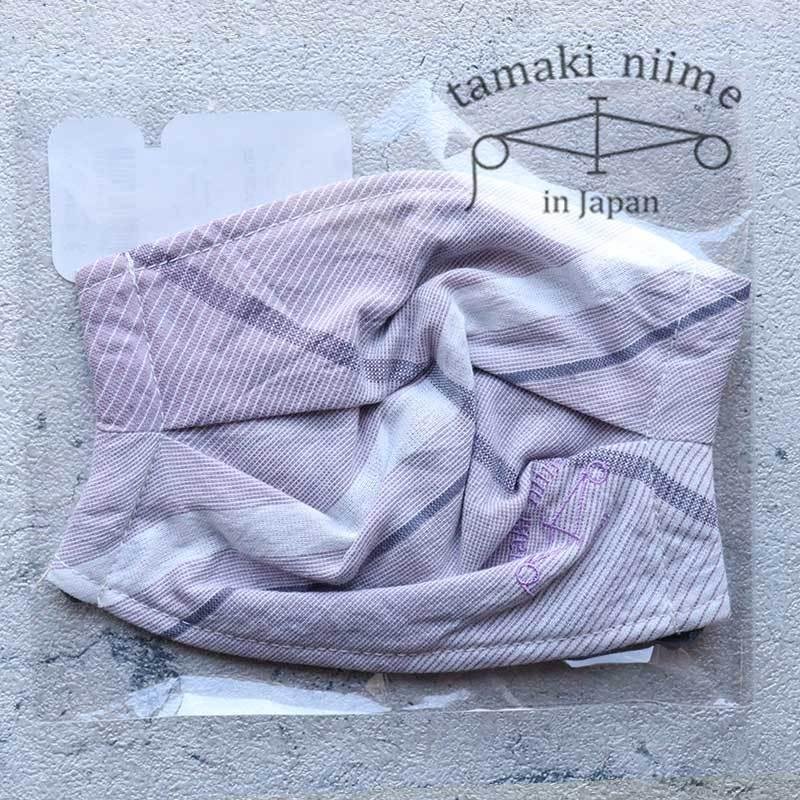 播州織 コットンマスク tamaki niime 玉木新雌 タマスク 全て一点もの  