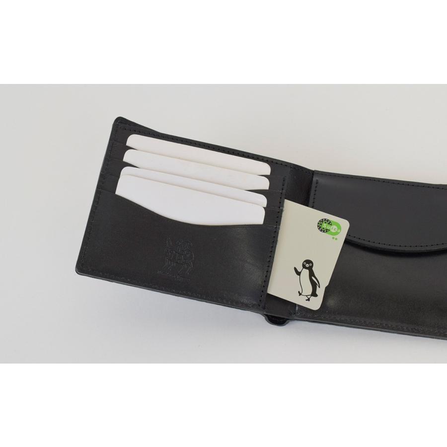 姫路黒桟革　二つ折り財布　kurozan AIZAN / KUROZAN（藍桟革・黒桟革）ウォレット | ITTI（イッチ