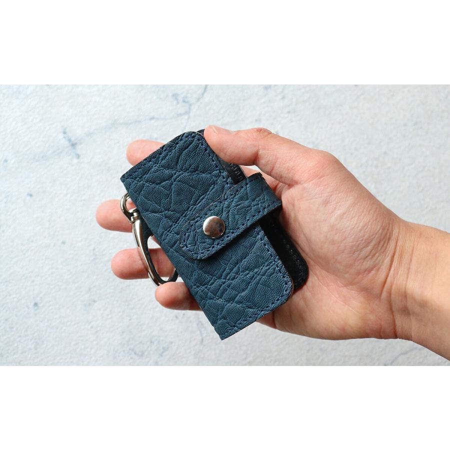 5連キーケース ZOO ズー 象革 エレファントレザー メンズ 鍵 zkc