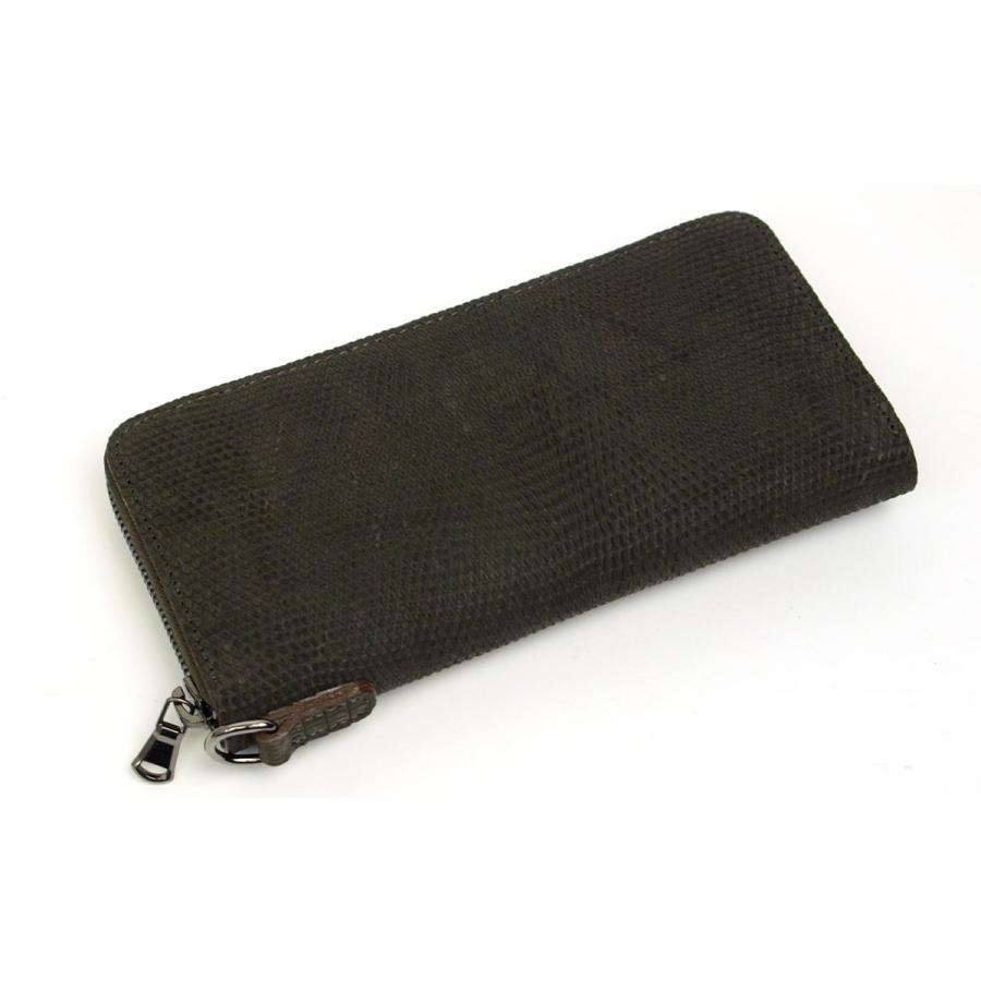 しょうま‼️ 35財布 ZOO ズー トカゲ革 リザード メンズ 長財布 ラウンドファスナー