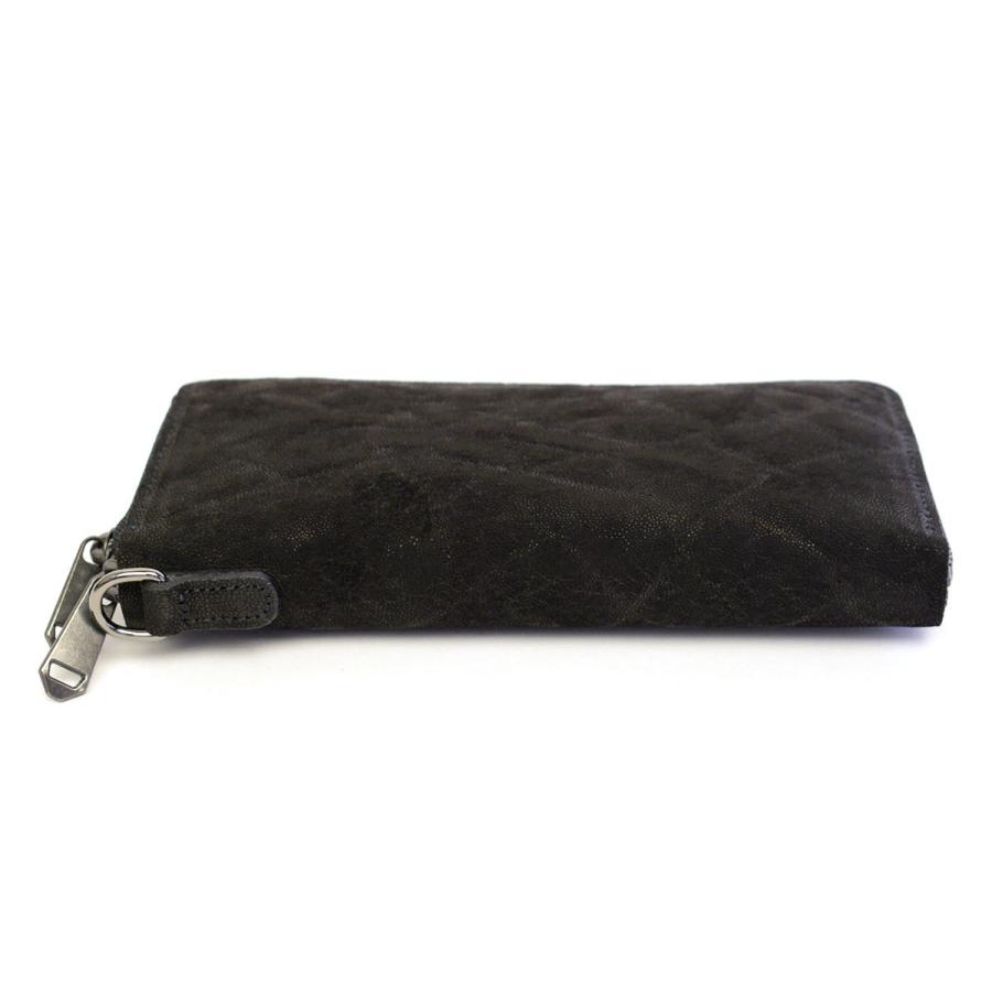 エレファントレザー 象革 長財布 ラウンドファスナー ZOO ズー メンズ