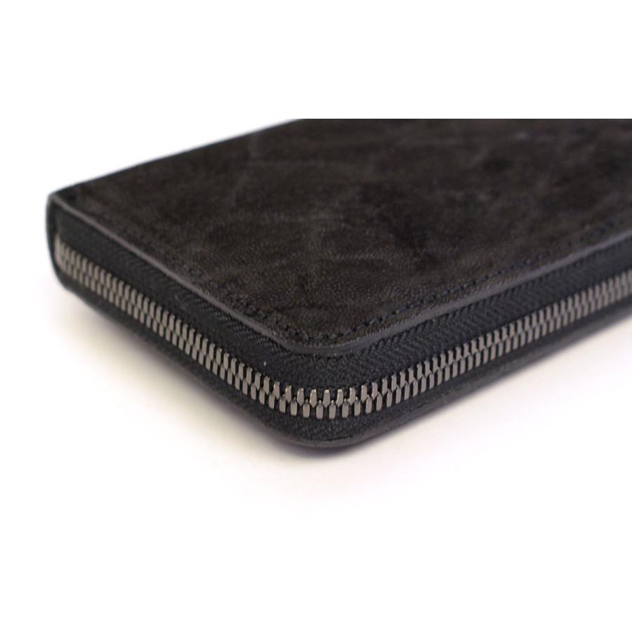 エレファントレザー 象革 長財布 ラウンドファスナー ZOO ズー メンズ