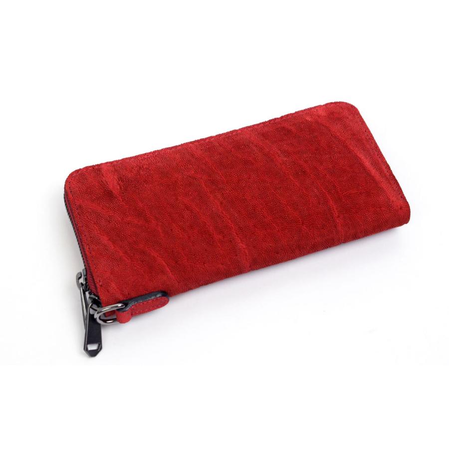 エレファントレザー 象革 長財布 ラウンドファスナー ZOO ズー メンズ