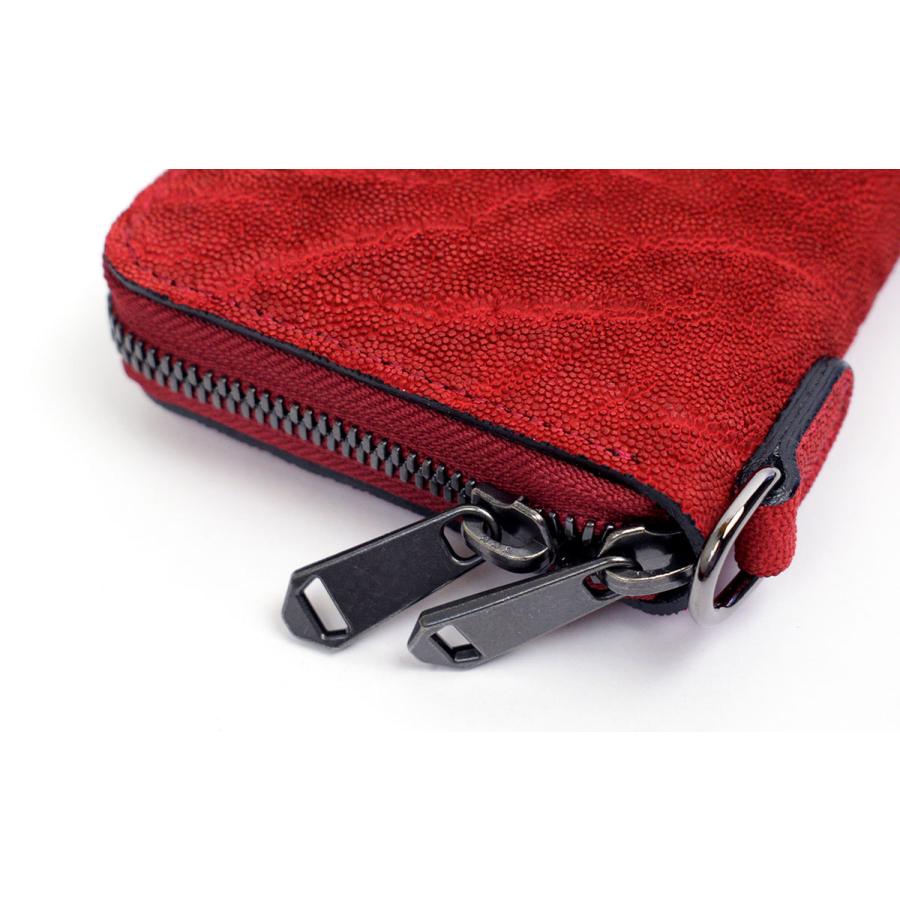 エレファントレザー 象革 長財布 ラウンドファスナー ZOO ズー メンズ