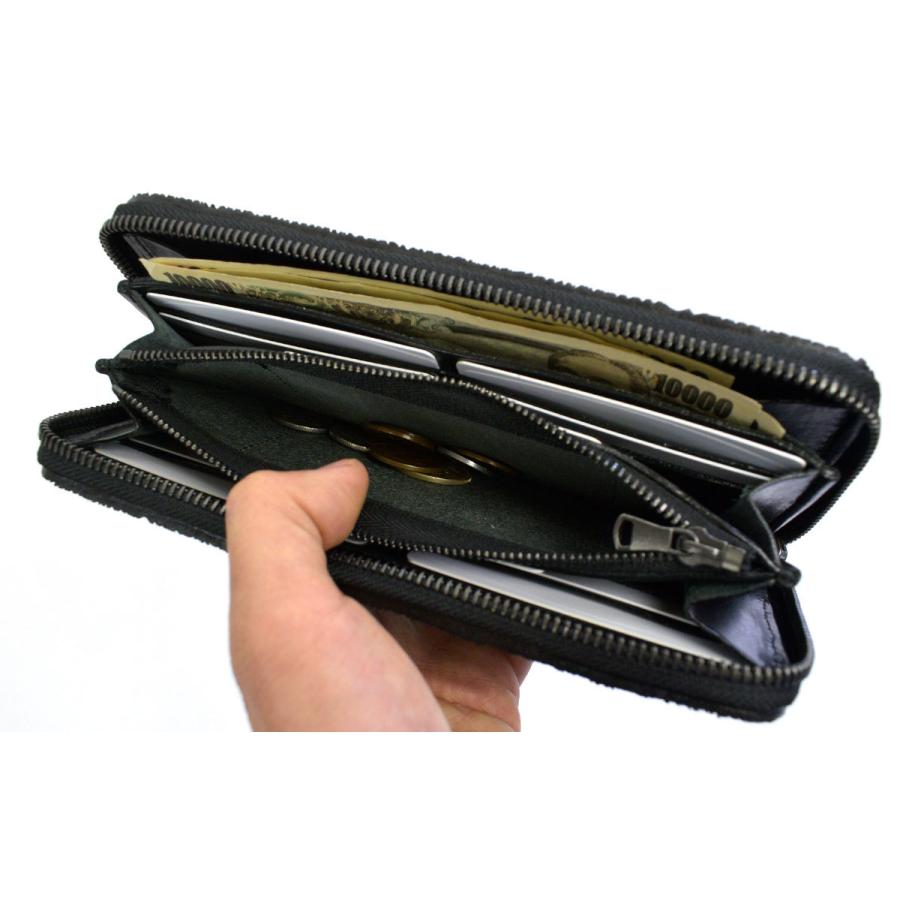 ZOO ズー ピューマウォレット20 象革 象の鼻 メンズ 長財布 ラウンド