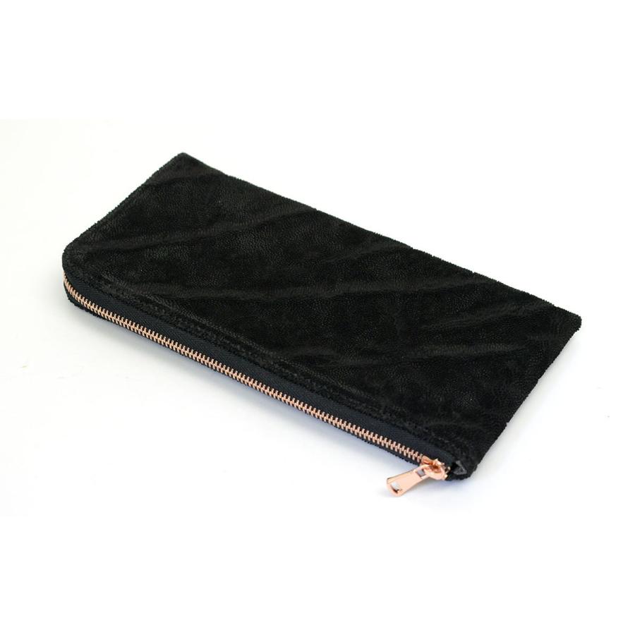 エレファントレザー 象革 長財布 L字ファスナー 薄型 ZOO ズー メンズ