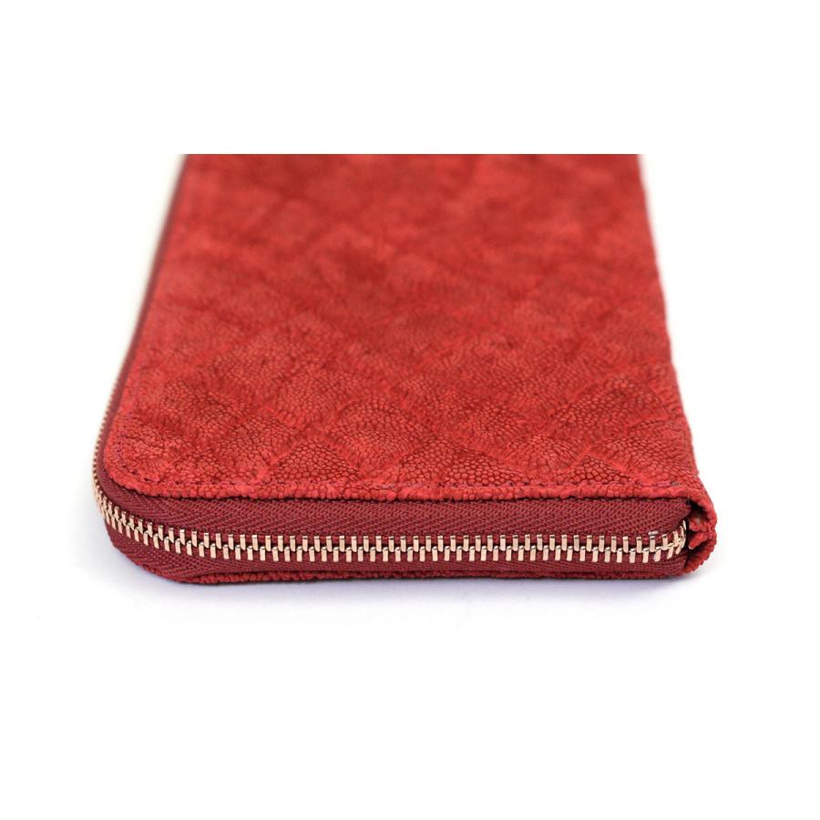 エレファントレザー 象革 長財布 L字ファスナー 薄型 ZOO ズー メンズ