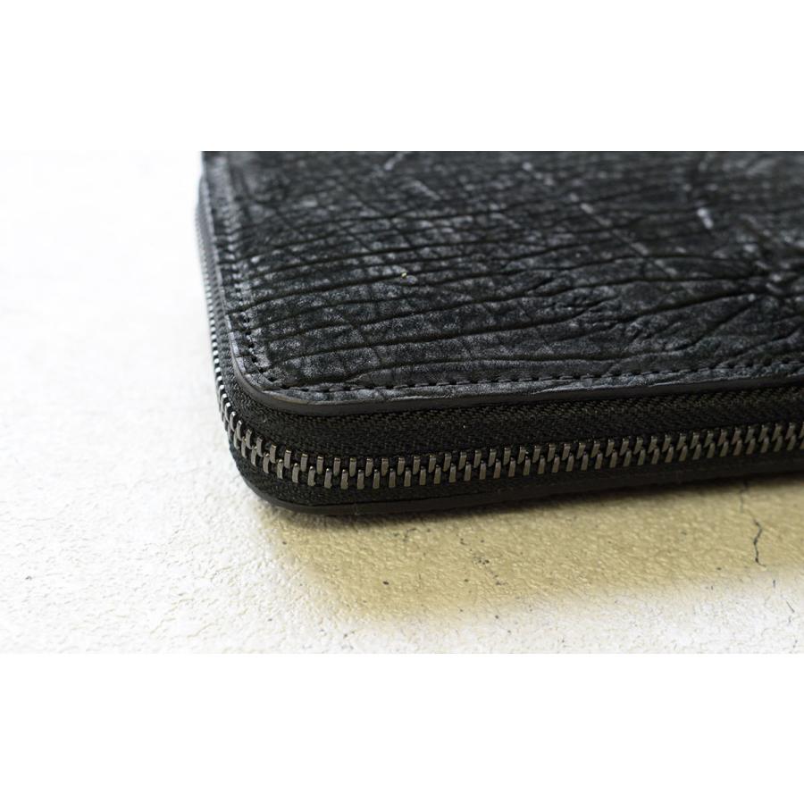 カバ革 ヒポポタマスレザー 長財布 ラウンドファスナー ZOO ズー