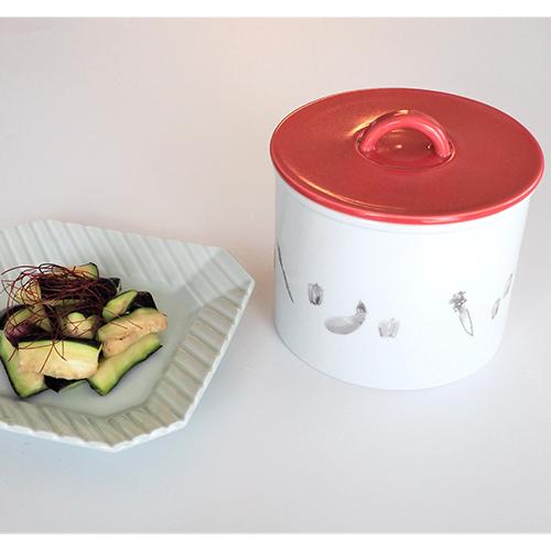 有田焼【浅漬け鉢（浅漬け鉢 野菜）】日本製 漬物 保存容器 一夜漬け