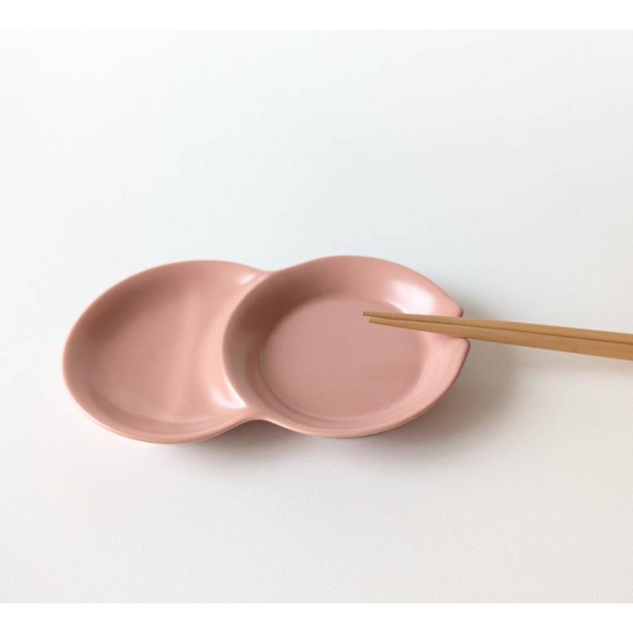 ヘルシー二品取り皿（ピンク） : 東セラショップ - 通販 - Yahoo
