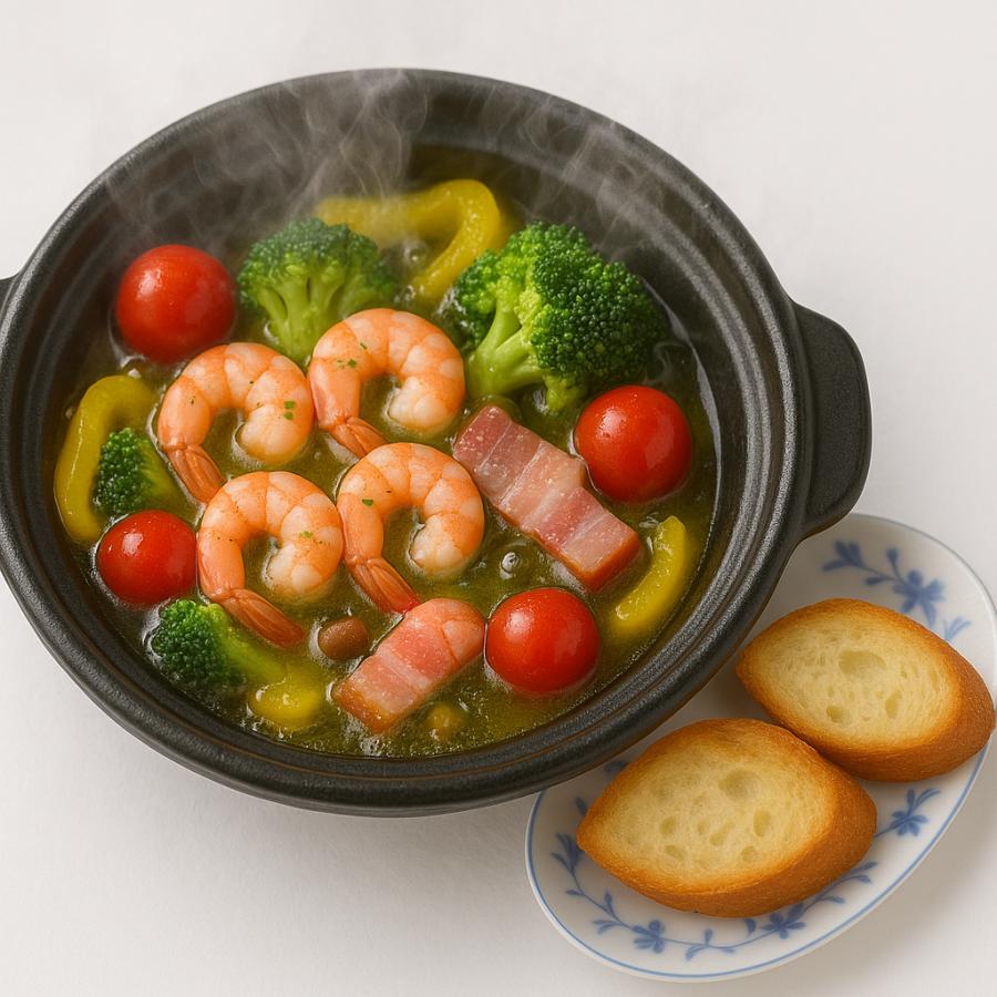 タジン鍋 有田焼 【ヘルシー手付き深型タジン鍋(ぶどう) 金網サービス