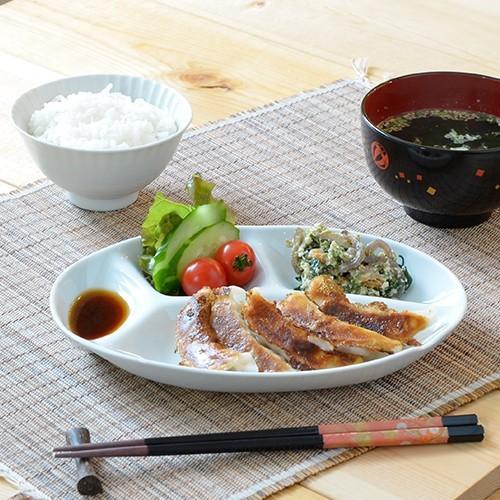 ヘルシー仕切り皿子猫】 有田焼 波佐見焼 減塩 ワンプレート