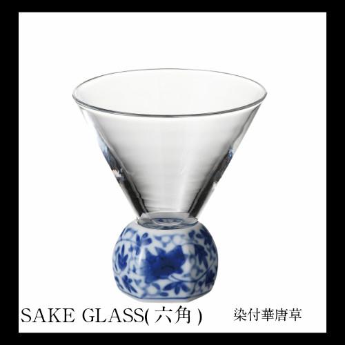 有田sake Glass 六角 染付華唐草 ギフト 日本酒グラス おしゃれ 有田焼 プレゼント グラス Int 109 Hf 17 元祖たじん屋さん 通販 Yahoo ショッピング