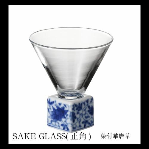 有田sake Glass 正角 染付華唐草 ギフト 日本酒グラス おしゃれ 有田焼 プレゼント グラス Int 109 Hf 18 東セラショップ 通販 Yahoo ショッピング