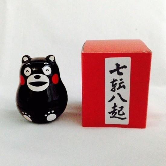くまモン｜くまモングッズ 横目 雑貨 おきあがりこぼし : 有田焼の