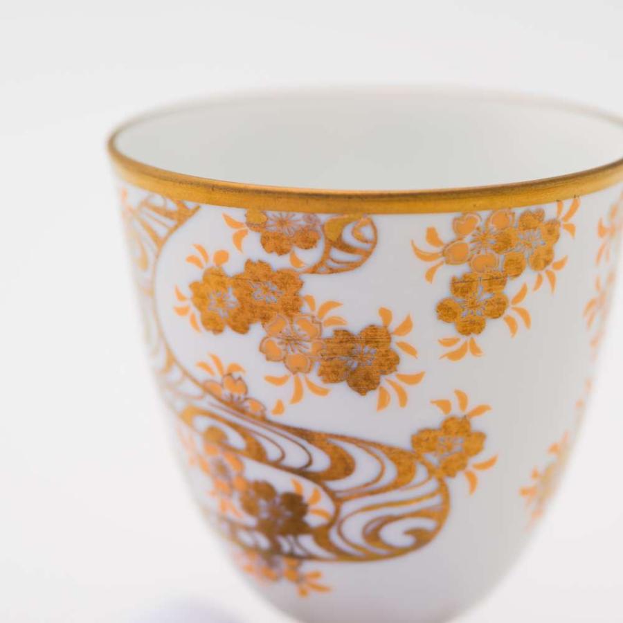 和食器 酒器 JAPAN AUTUMN 馬上杯 流水桜 ゴールド 和モダン ブランド