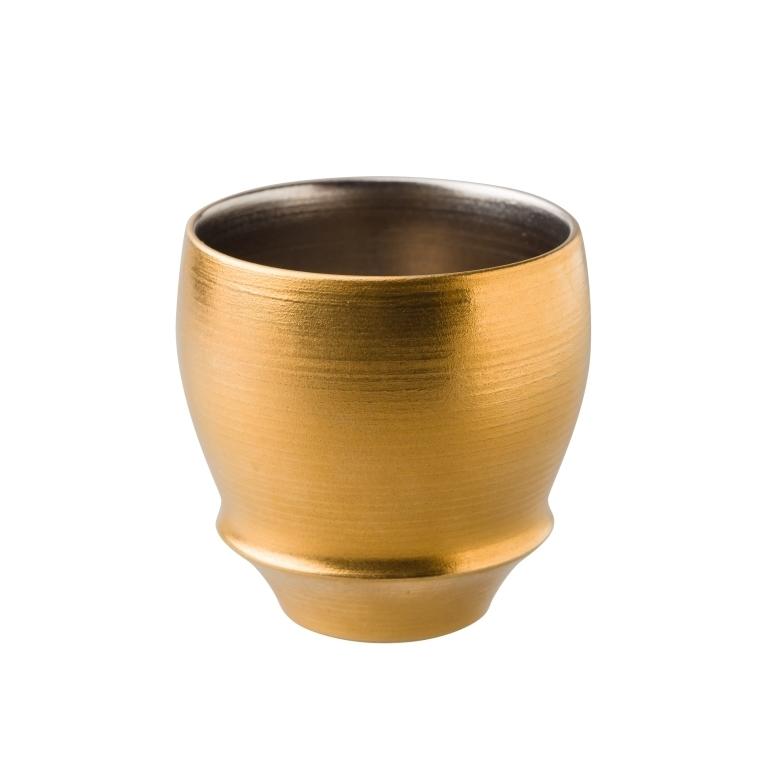有田焼 匠の蔵 錦右エ門 金閣 (丸) SAKE GLASS(日本酒グラス)