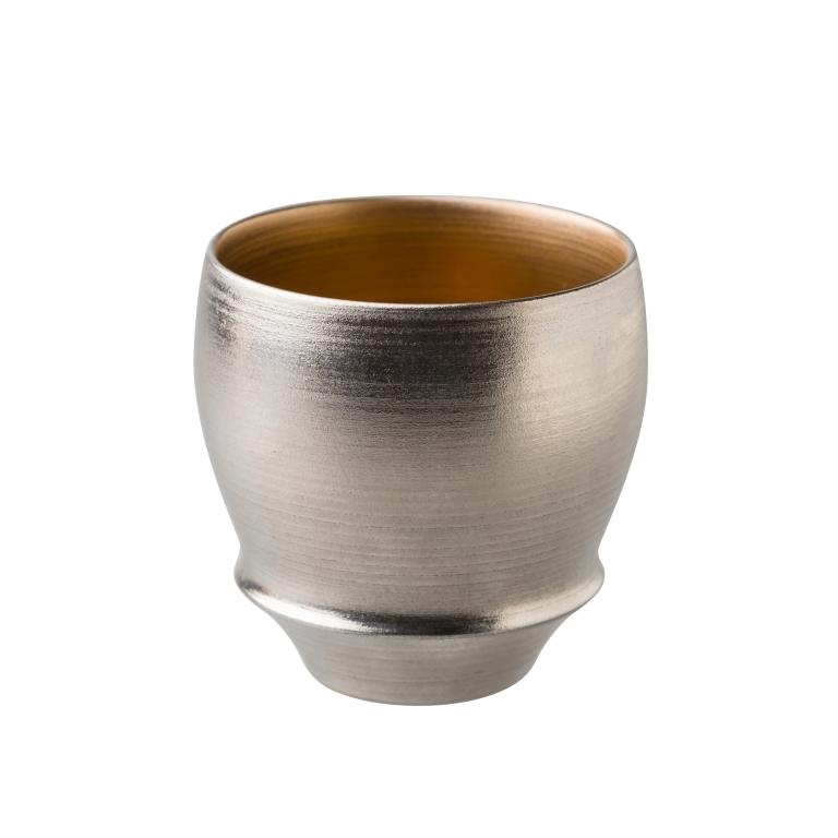 有田焼 匠の蔵 錦右エ門 銀閣 (丸) SAKE GLASS(日本酒グラス)