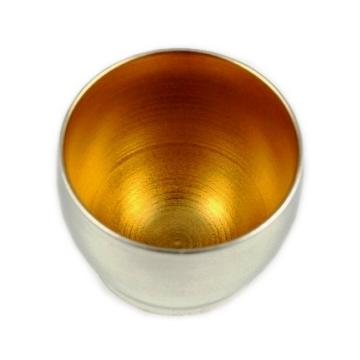 有田焼 匠の蔵 錦右エ門 銀閣 (丸) SAKE GLASS(日本酒グラス)の画像