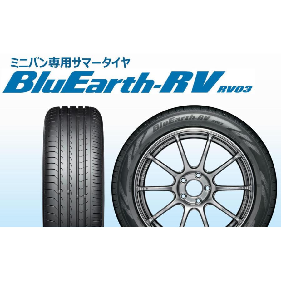 ヨコハマ BluEarth-RV RV03 195/65R15 91H 2022年発売 ミニバン用 