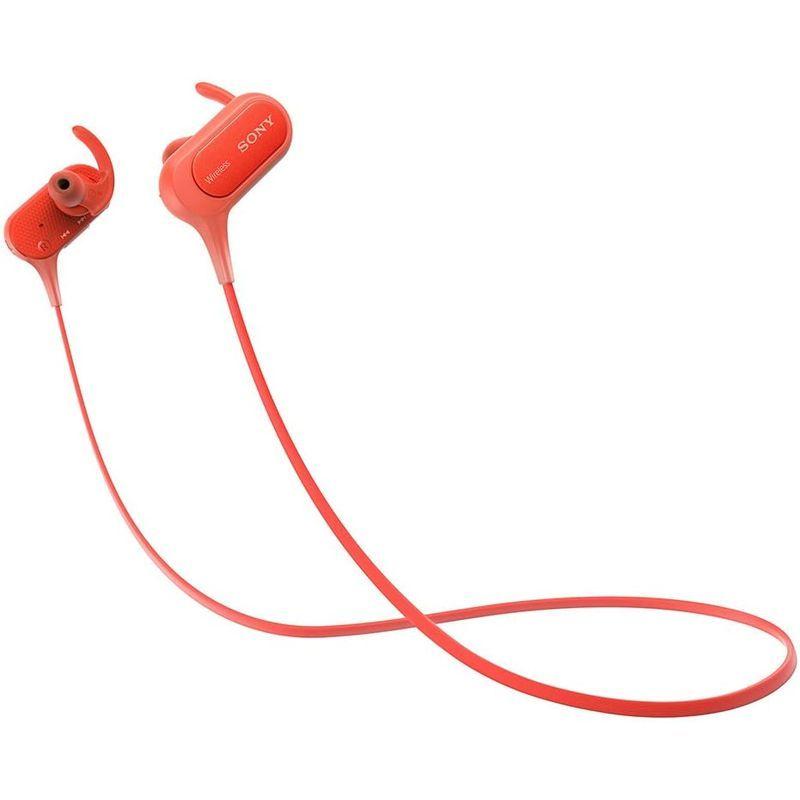 ソニー ワイヤレスイヤホン MDR-XB50BS : 防滴/スポーツ向け Bluetooth対応 マイク付き レッド MDR-XB50BS MDR XB50BS Bluetooth対応 ワイヤレスイヤホン 防滴/スポーツ向け マイク付き レッド