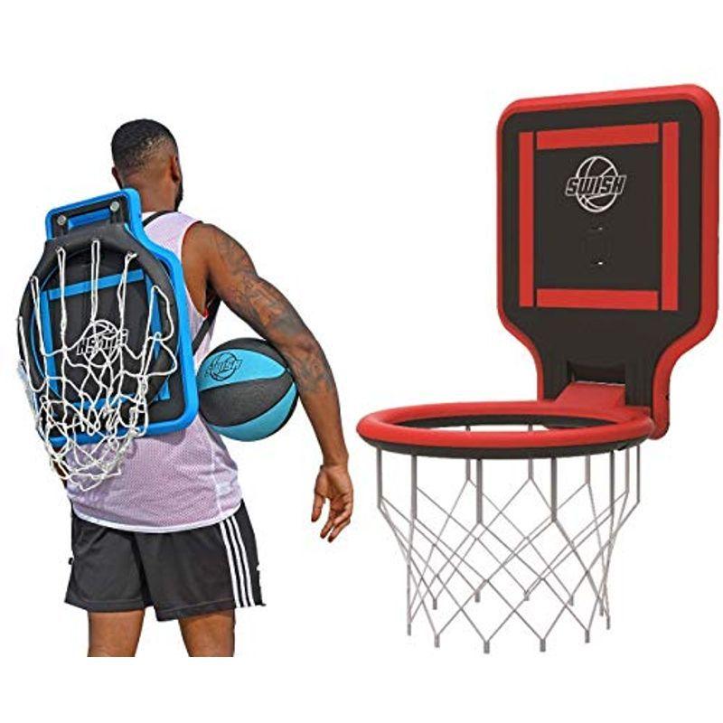 Swish ポータブル バスケットゴール 持ち運び 背負える 高さ調節可能 子供から大人まで対応 組み立て不要 様々な場所に取付けできる 公 最大71 Offクーポン