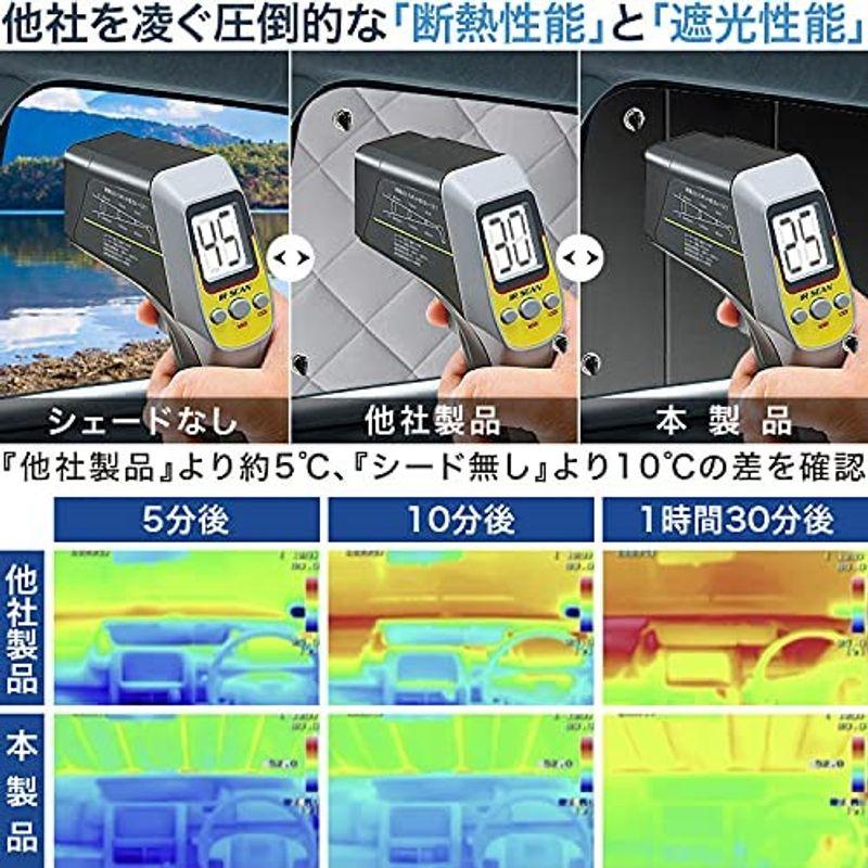 オリジナル販促 新型 ハスラー MR52/92S カーテン サンシェード 車中泊 グッズ プライバシーサンシェード フロント用 『01s-g022-fu』