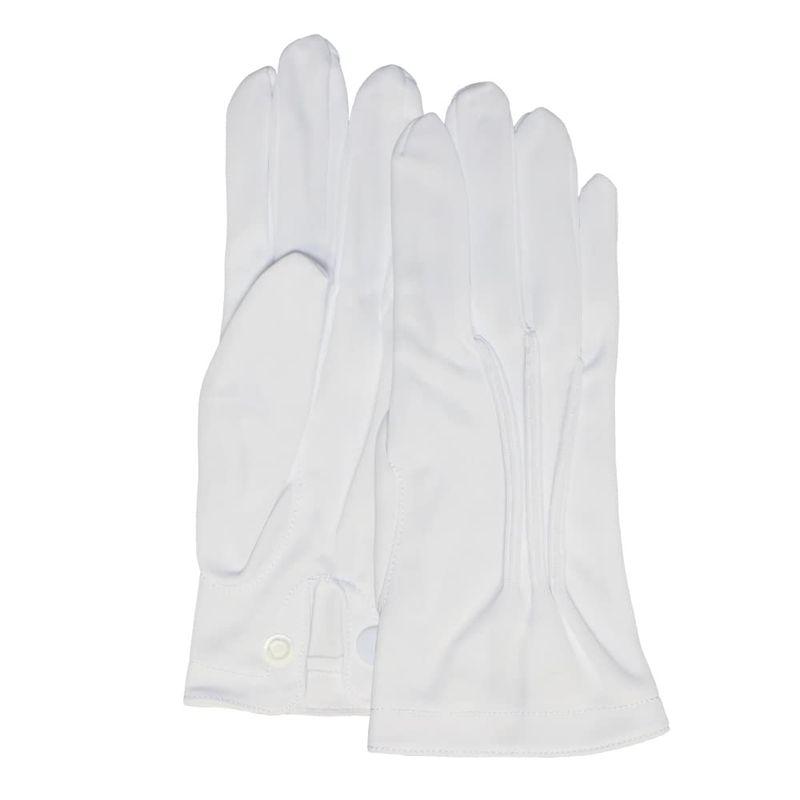 ケース販売おたふく手袋　縫製手袋　礼装用手袋　#545　ナイロンダブル　L　ナイロン100%　ホック付　400双組