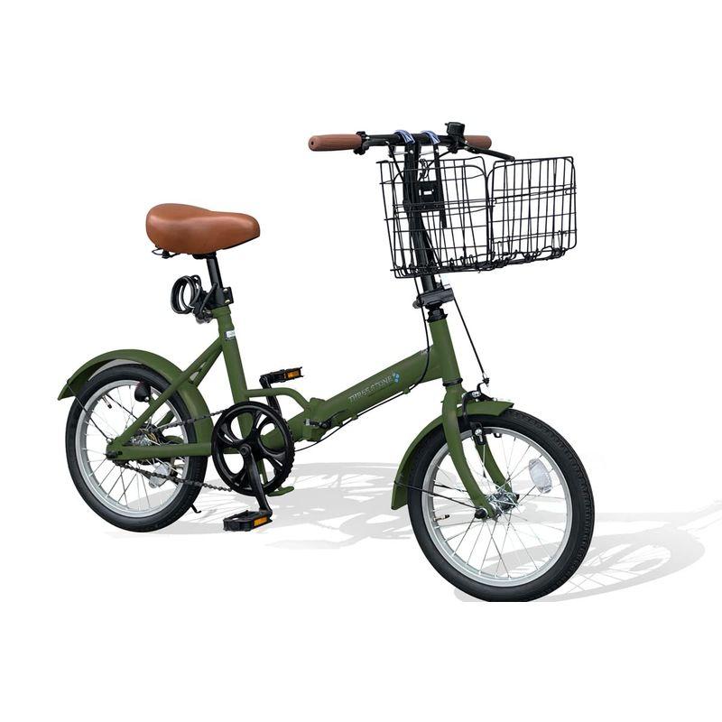 AIJYU CYCLE 自転車 折りたたみ自転車 16 インチ ミニベロ EB-16 ...