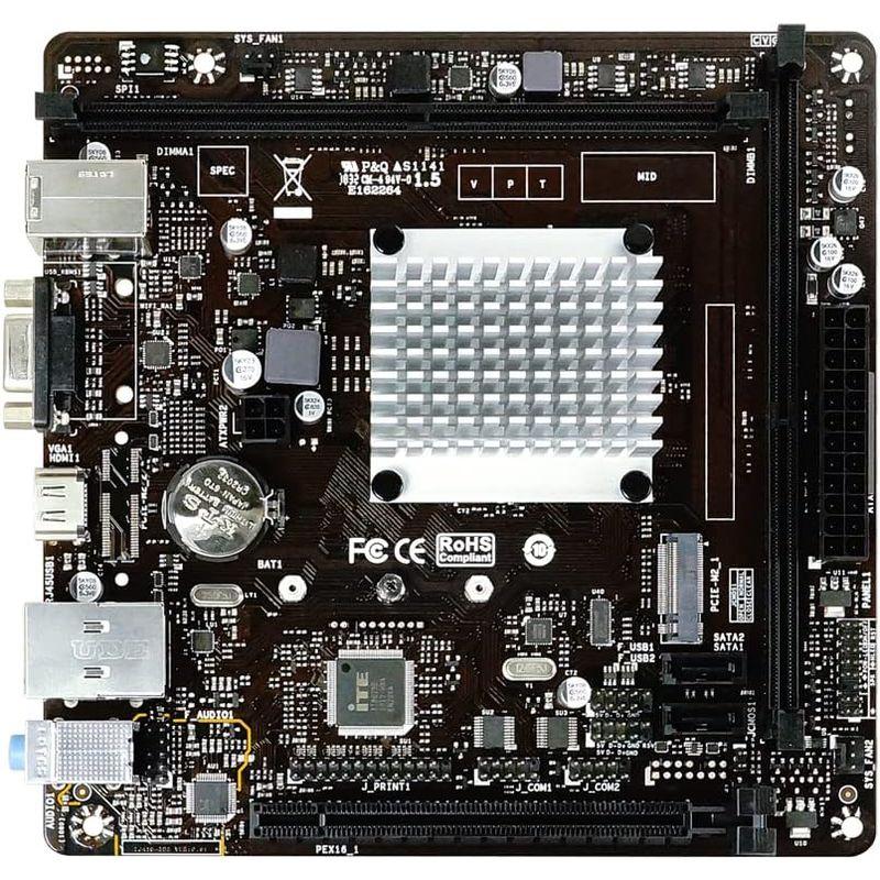 Biostar Intel Celeron J4125 搭載 オンボードマザーボード Mini-ITX サイズ J4125NHU ブラック Celeron J4125 サイズ Intel 搭載 オンボードマザーボード Mini ITX J4125NHU ブラック