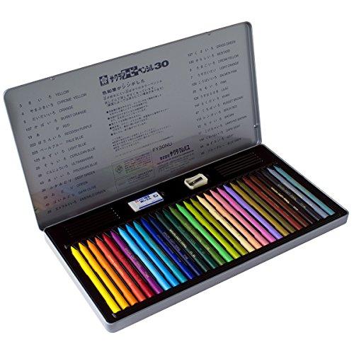 サクラクレパス 色鉛筆 クーピー 30色 カラーオンカラー FY30NU｜ariys-shop｜04
