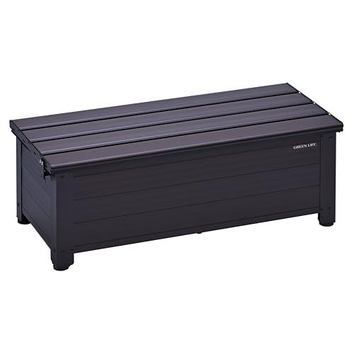 GREEN LIFE ベンチストッカー屋外収納庫 Amazon.co.jp: グリーンライフ(GREEN LIFE) ベンチストッカー