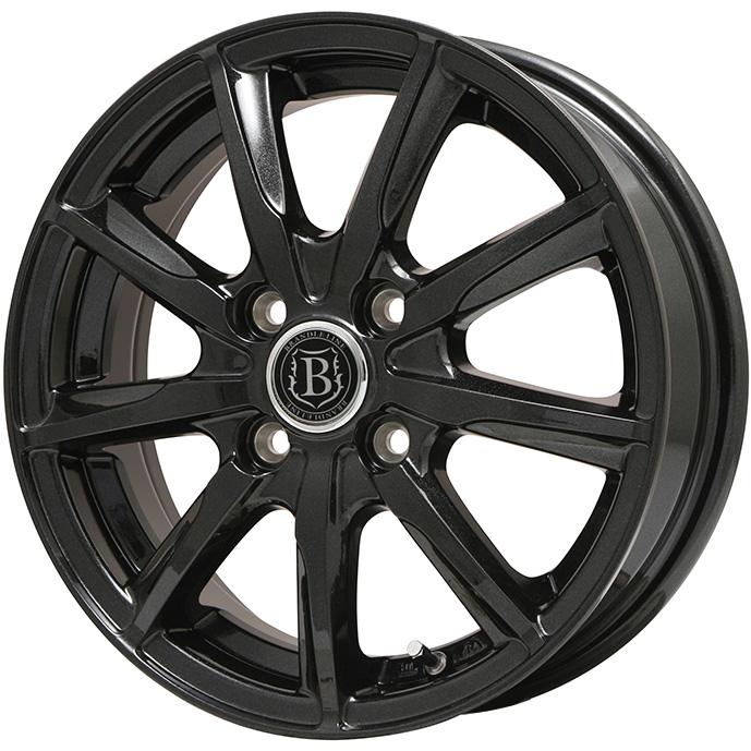 225/70R16 スタッドレスタイヤ ホイール4本セットアイスX SUV BSW ブラックサイドウォール (5/114車用) ブランドルライン ボレアノ916インチ