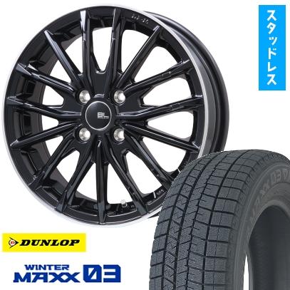 215/55R16 スタッドレスタイヤ ホイール4本セット DUNLOP ウインター 