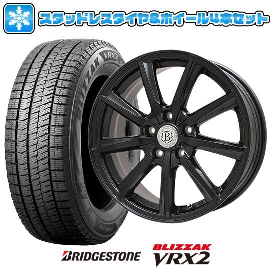 225/45R18 スタッドレスタイヤ ホイール4本セット BRIDGESTONE ブリザック VRX2 (5/100車用) BRANDLE E05B 18インチ｜ark-tire