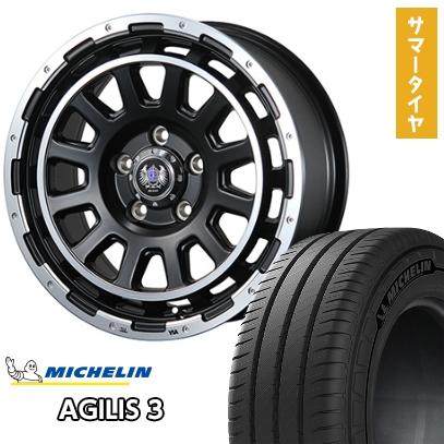 ミシュラン 195/80R15 夏タイヤ ホイール4本セット NV350キャラバン 
