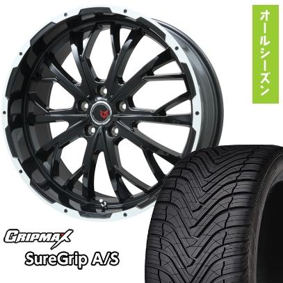225/45R19 オールシーズンタイヤ ホイール4本セット GRIPMAX