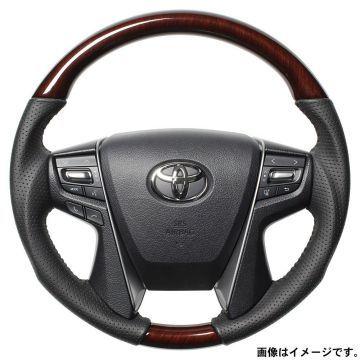 返品保証有 REAL レアル ステアリング ハンドル オリジナルシリーズ ラウンドシェイプ H30-BRW-BK 沖縄・離島は別途送料