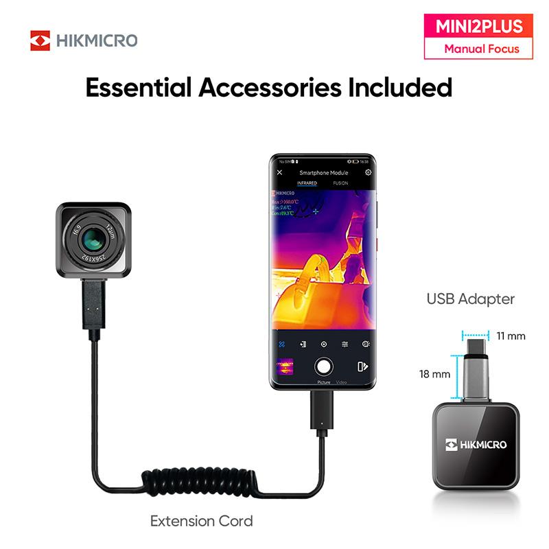 HIKMICRO Mini2 Plus サーモグラフィー スマートフォン用 スマホ HIKMICRO Mini2 Plus サーモグラフィー スマートフォン用 スマホ