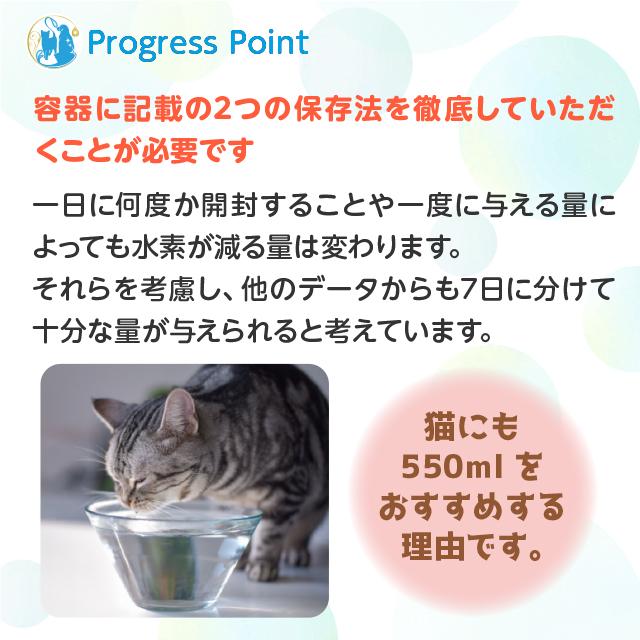 ペットの水素水 アウトレット商品 550mlサイズ 30本入 犬 猫 ミネラル