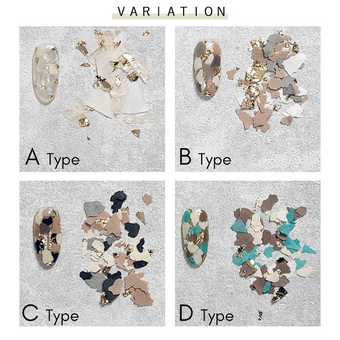 フレーク ミックス 金箔 【 ソフトフレーク / シェル 】 ゴールド