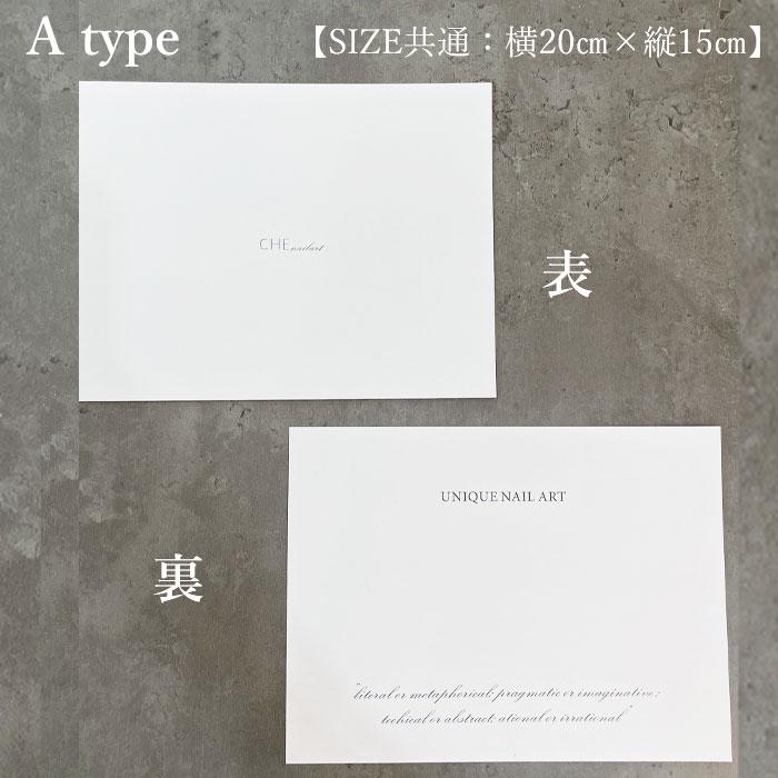 ネイルチップ サンプル 台紙【2枚セット】カラーチャート ネイル
