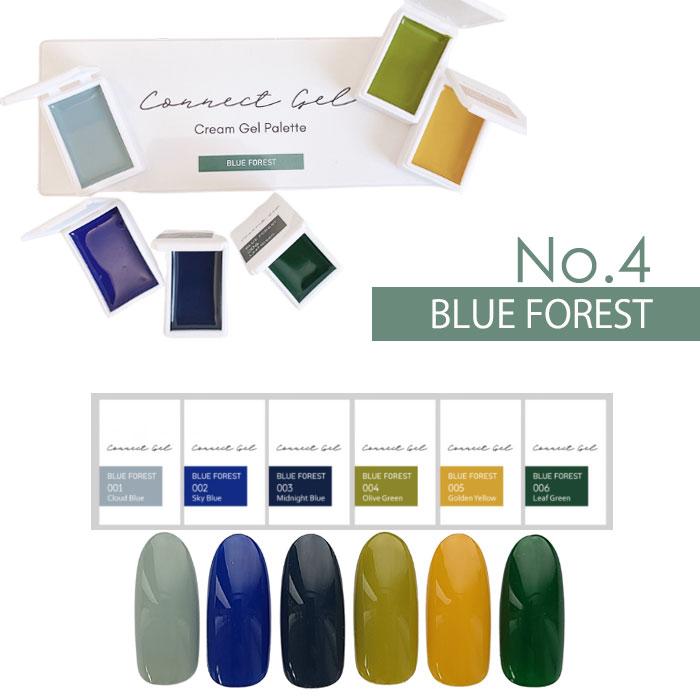 4タイプセット】クリームジェルパレット ジェルパレ コネクトジェル