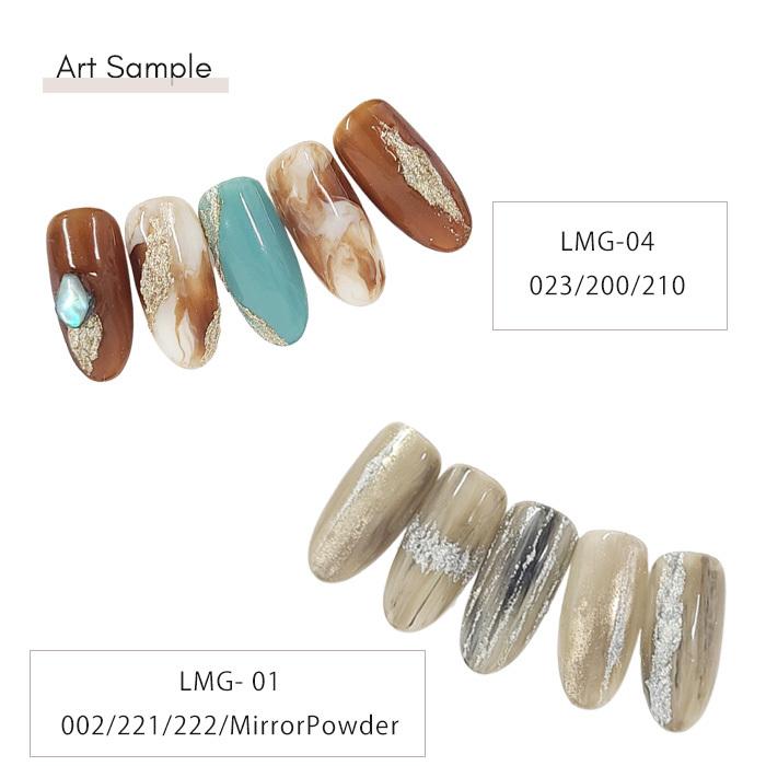 6色セット】ラフメタリック ジェル ノンワイプタイプ 】 セット