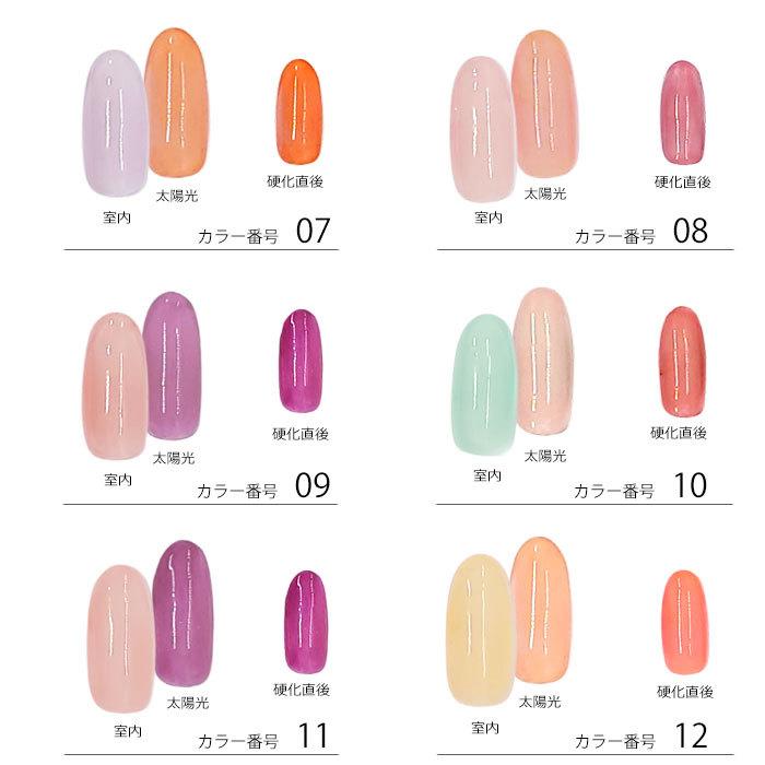 サンライトジェル たっぷり8g入り 12色セット 【数量限定】Connect Gel