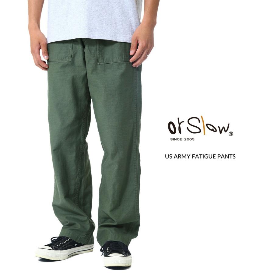 orSlow（オアスロウ） ： US ARMY FATIGUE -GREEN- ： 01-5002-16
